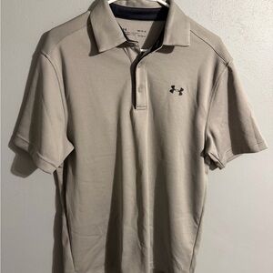 Under Armour Men's Light Tan Polo Shirt